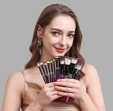 Brush Set & Makeup Pouch**Enchanted Glamor**