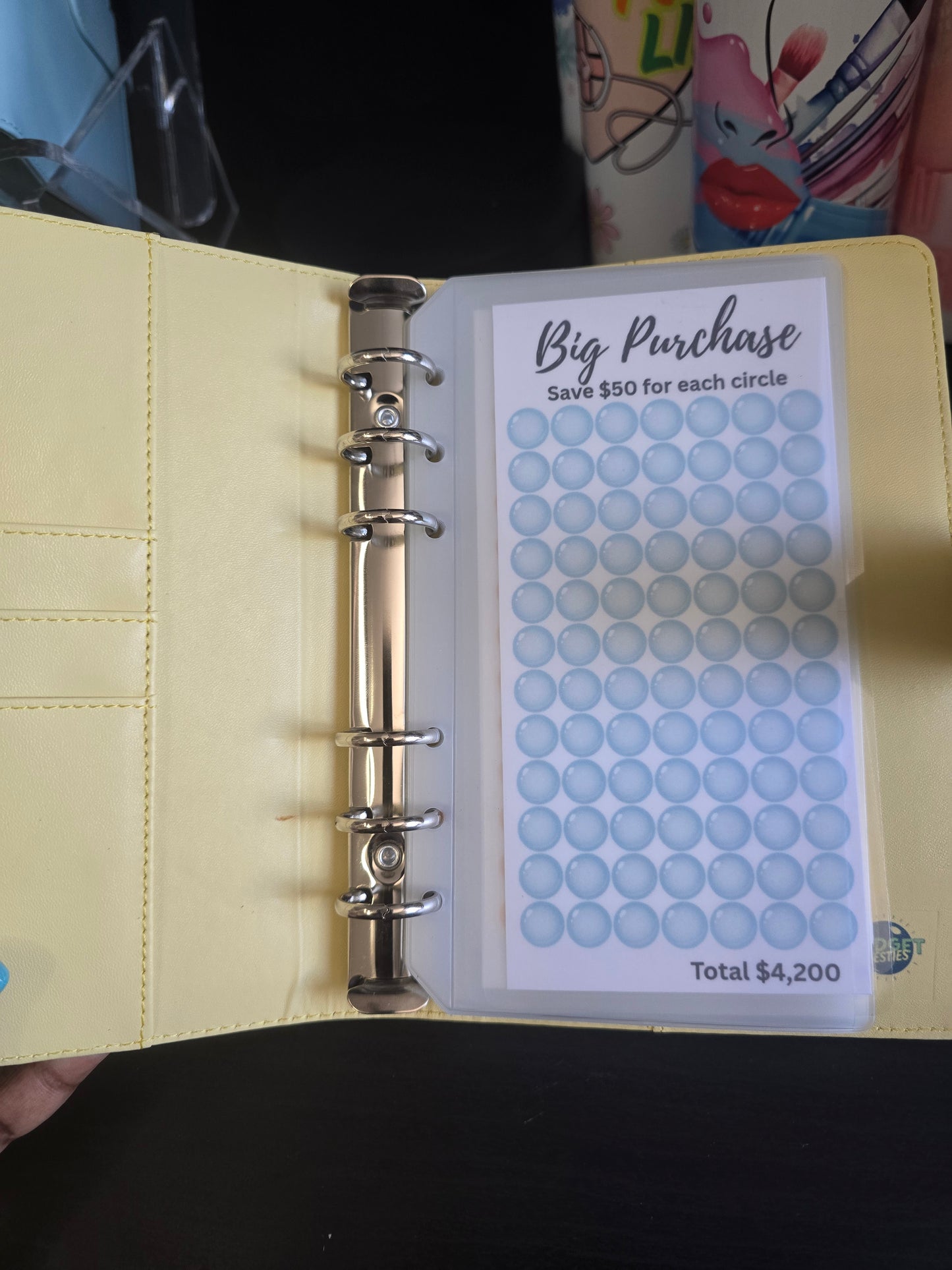 Custom Sublimation Binder With savings challenges & envelope