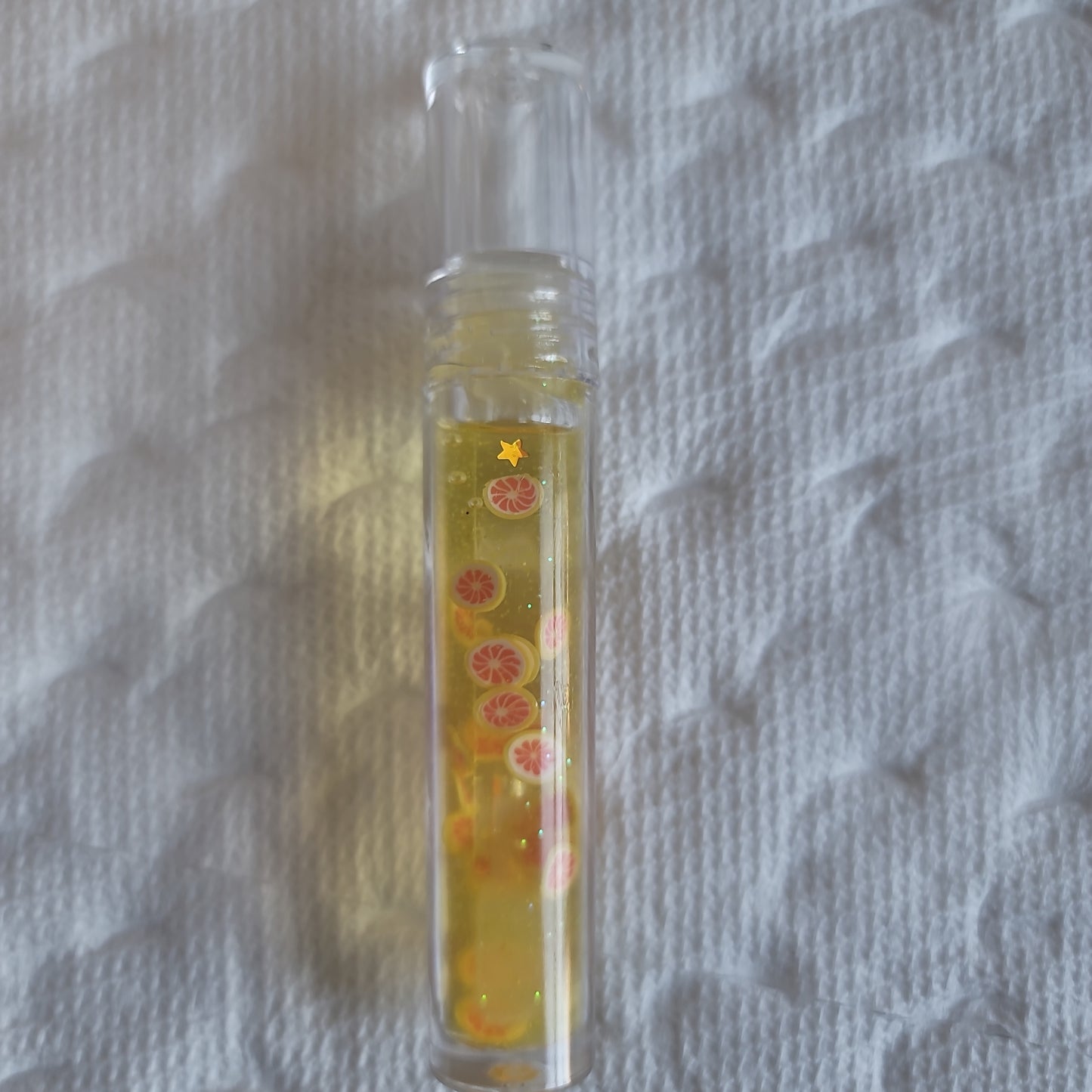 Sweet Lemon bottle tube lip gloss