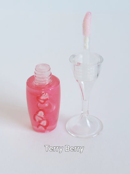 Terry Berry Wine Glass Tube