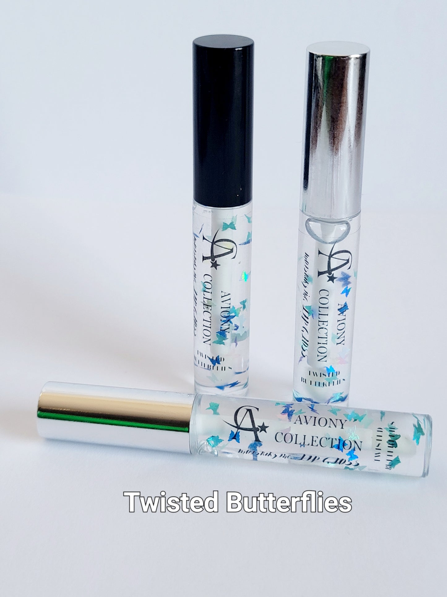 Twisted Butterflies Bottle Tube lip gloss