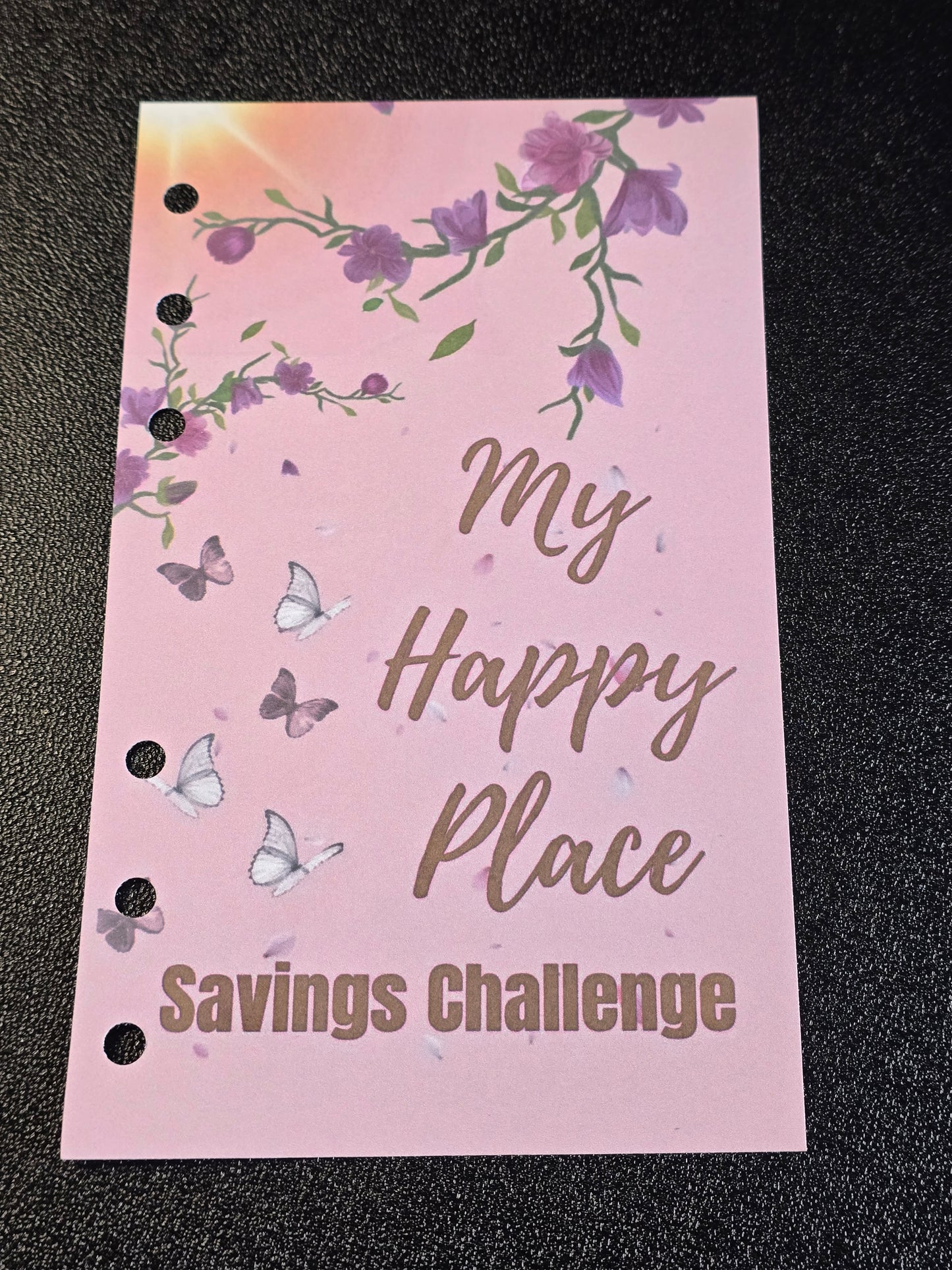 My Happy Place Savings Challenges 9pcs