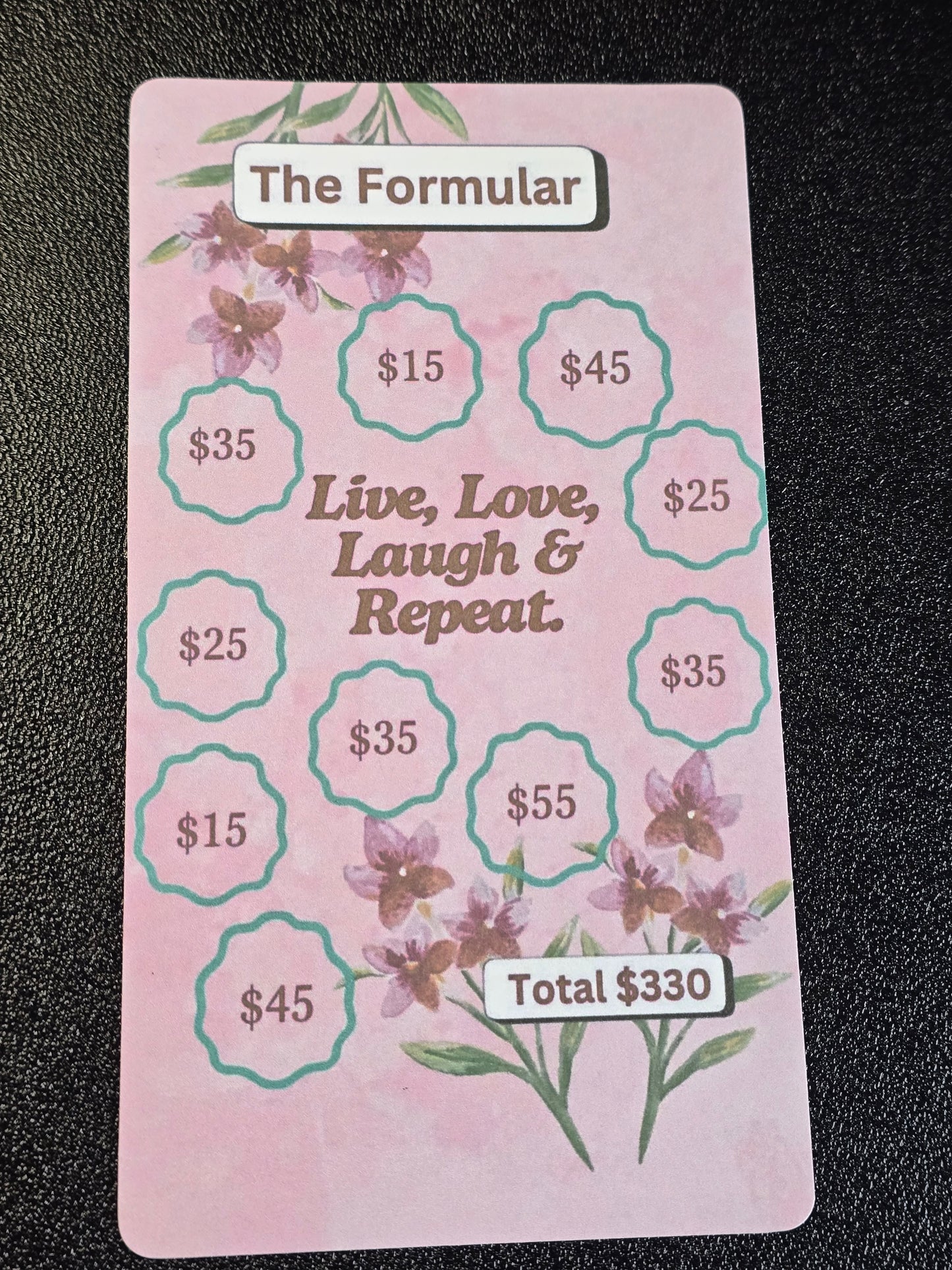 My Happy Place Savings Challenges 9pcs