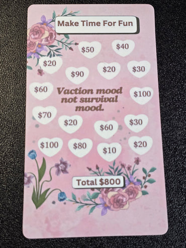 My Happy Place Savings Challenges 9pcs