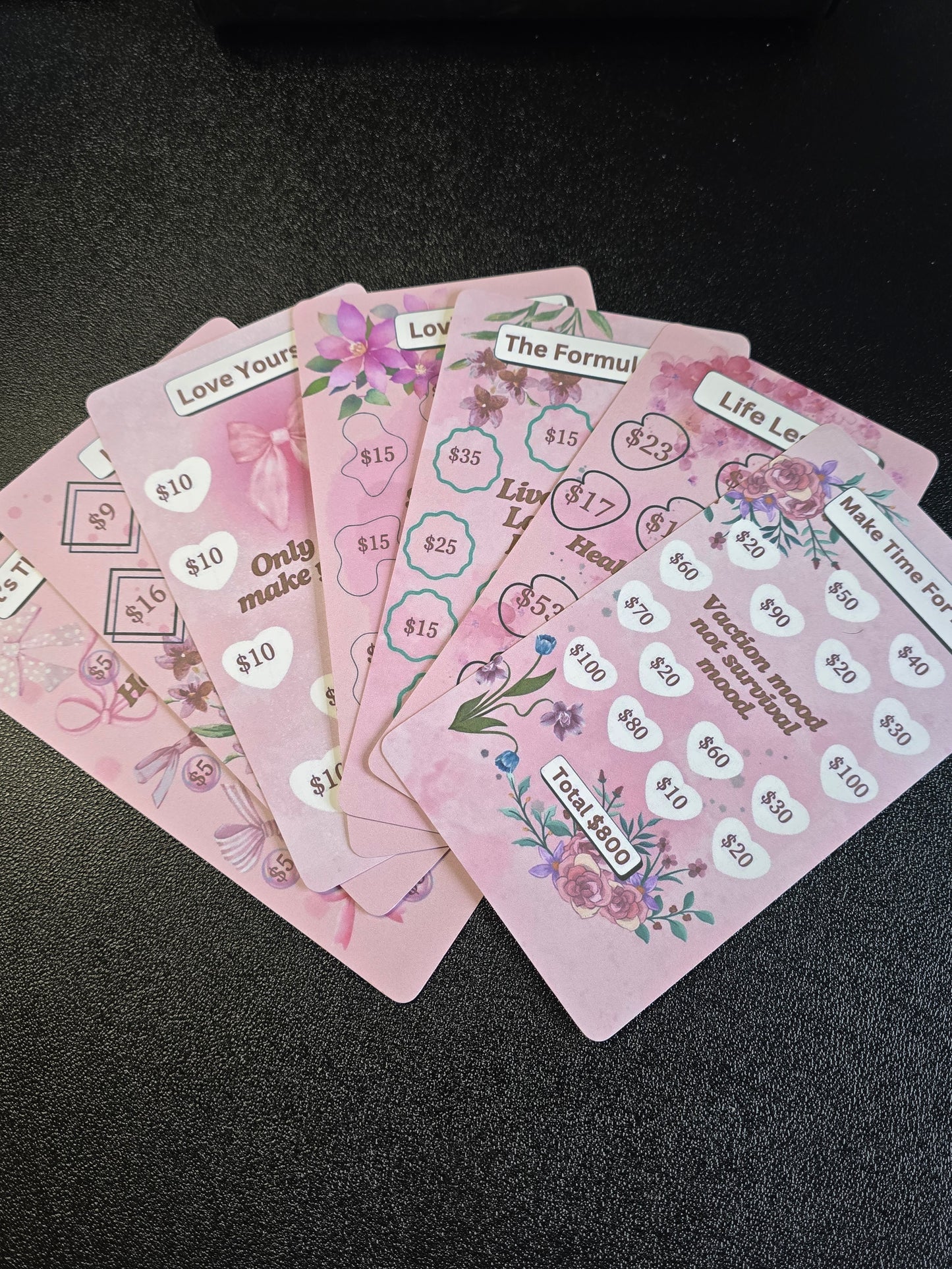 My Happy Place Savings Challenges 9pcs