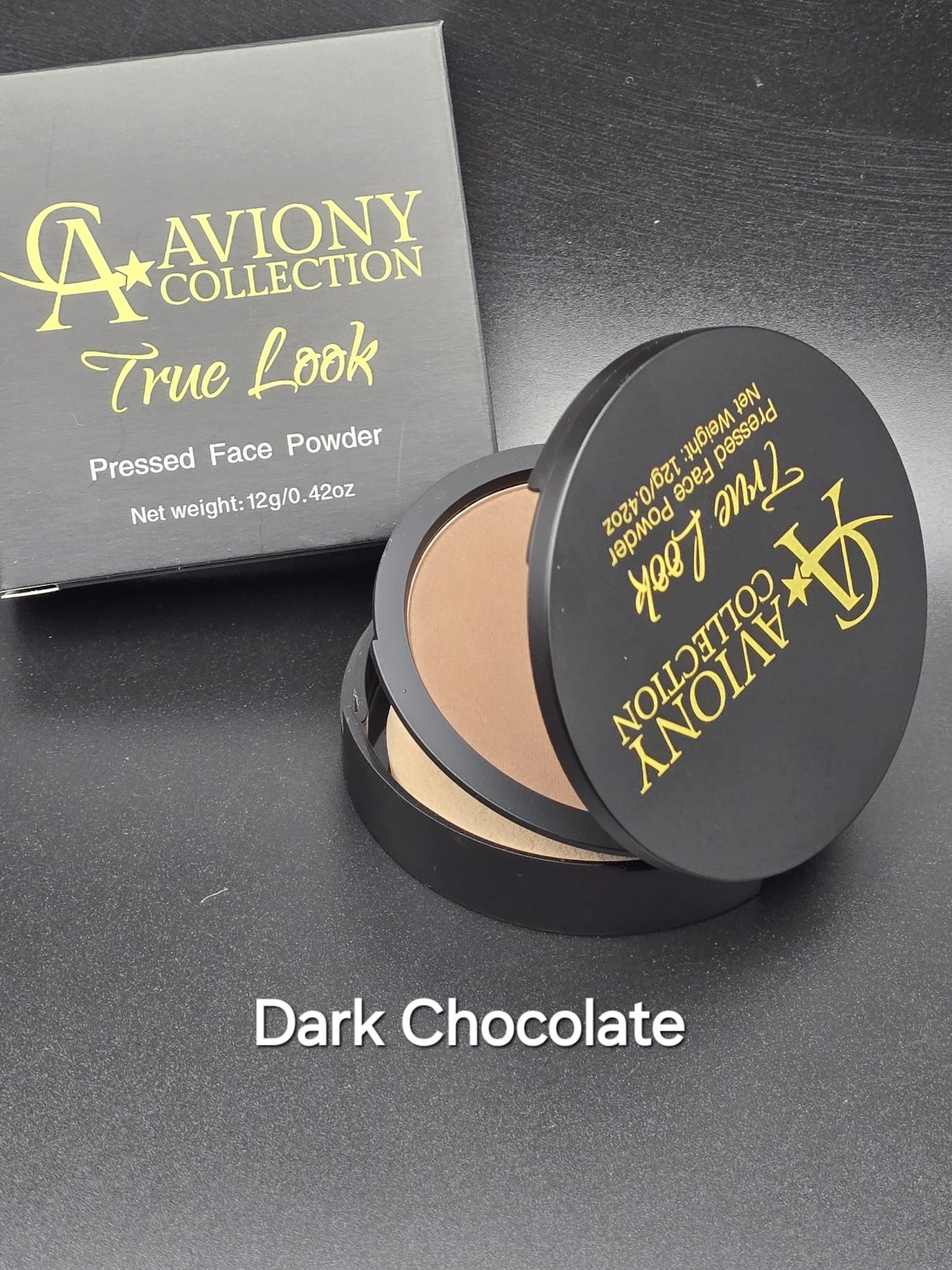 Pressed powder**Dark chocolate**