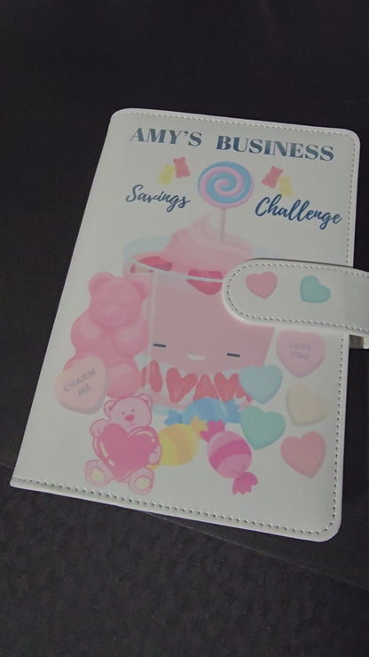 Custom Sublimation Binder With savings challenges & envelope