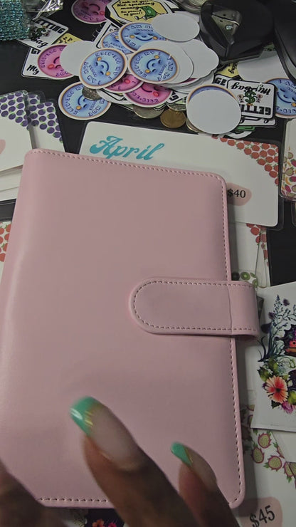 CUSTOM BINDER monthly savings challenge bundle