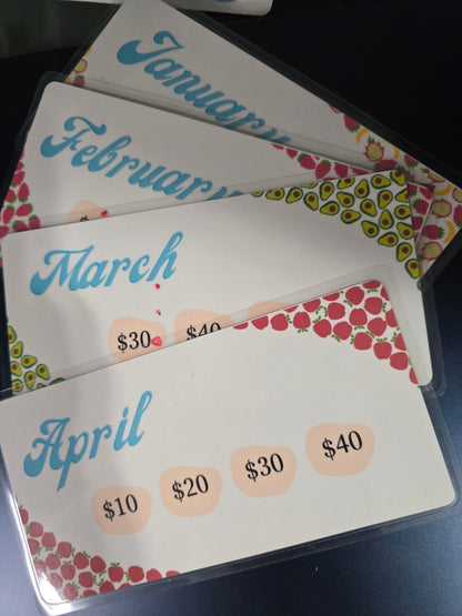 Monthly Savings challenge